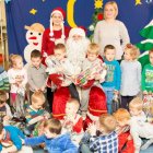 Spotkanie Przedszkolaków z Targowiska ze Świętym Mikołajem