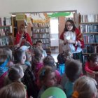 Wizyta przedszkolaków z Kłaja w bibliotece