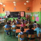 Wizyta kłajowskich przedszkolaków w szkole