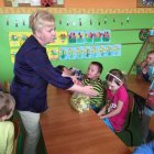 Wizyta kłajowskich przedszkolaków w szkole
