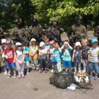 Wycieczka do Jednostki Wojskowej przedszkolaków z Kłaja