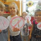 Obchody Światowego Dnia Rzucania Palenia w Przedszkolu Samorządowym w Dąbrowie