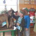 Wizyta pana Leśnika i leśnych Ludków w przedszkolu Dąbrowie