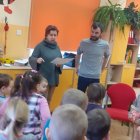 „Jak działa „Szlachetna paczka”, spotkanie z Panem Konradem w Przedszkolu w Dąbrowie