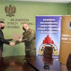 Podpisanie porozumienia 11 Małopolskiej Brygady Obrony Terytorialnej z Państwową Strażą Pożarną