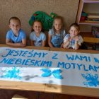Przedszkolaki z Szarowa również są Niebieskimi Motylami