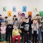 Warsztaty kreatywne w Grodkowicach „Maski karnawałowe”