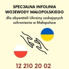Informacje na temat działań podejmowanych przez Wojewodę Małopolskiego mających na celu zapewnienie bezpieczeństwa uchodźcom z Ukrainy
