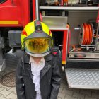 Będę strażakiem! – spotkanie klas młodszych SP Kłaj z Ochotniczą Strażą Pożarną