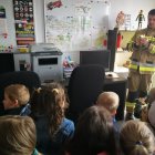Przedszkolaki z Szarowa uczciły Dzień Strażaka