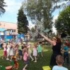 Zabawy z okazji Dnia Dziecka w Przedszkolu Samorządowym w Kłaju