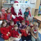 Spotkanie ze Świętym Mikołajem w Przedszkolu w Dąbrowie