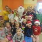 Spotkanie ze Świętym Mikołajem w Przedszkolu w Dąbrowie
