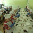Warsztaty czekoladowe w Przedszkolu w Kłaju