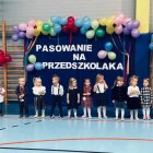Pasowanie na przedszkolaka w Przedszkolu w Szarowie.