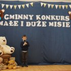 Gminny konkurs recytatorski „Małe i duże misie” w Przedszkolu w Grodkowicach.