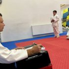Egzaminy karateków w Kłaju.
