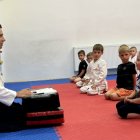 Egzaminy karateków w Kłaju.