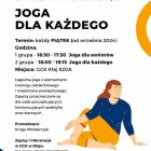 Oferta zajęć na rok szkolny 2024/2025 w Gminnym Centrum Kultury w Kłaju.