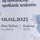 Spotkanie noworoczne dla seniorów.